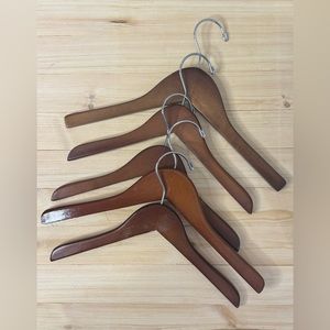 Set of 10 Kids Wooden top hangers. More available